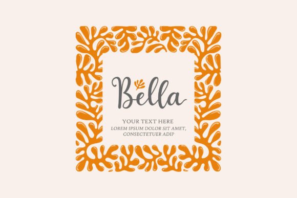 Coral Reef Decorative Blank Frame Graphics