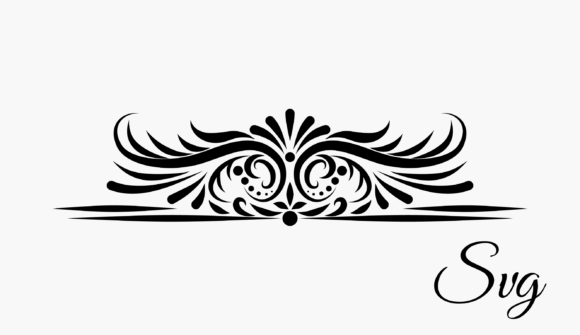 Decorative Border: A Premium SVG Graphic for Handmade and Print Projects