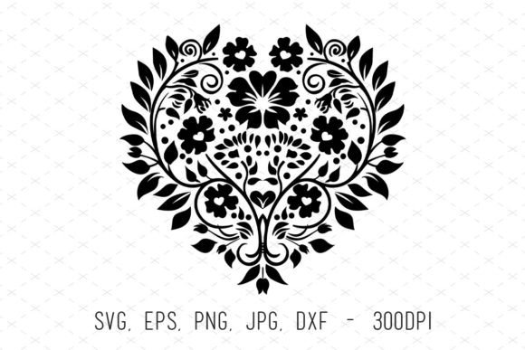 Decorative Floral Heart Vector Clipart: A Designer’s Perspective