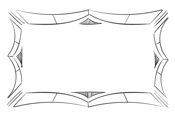 Doodle Line Scrapbook Border: Graphics for Local Branding