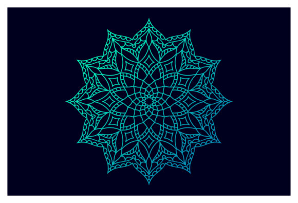 Printable Flower Mandala Decorative: A Must-Have Graphic Design Asset for Crafters