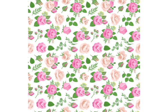 Rose Seamless Pattern: Graphics for Handmade Creations