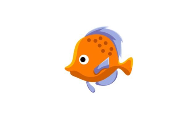 Summer Decorative Fish Cute Stock Icons